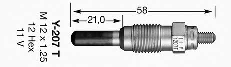 NGK 1239 Glow plug 1239: Buy near me at 2407.PL in Poland at an Affordable price!