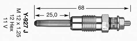 NGK 4916 Glow plug 4916: Buy near me at 2407.PL in Poland at an Affordable price!