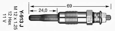 NGK 5317 Glow plug 5317: Buy near me at 2407.PL in Poland at an Affordable price!