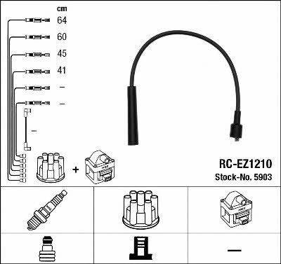 NGK 5903 Ignition cable kit 5903: Buy near me in Poland at 2407.PL - Good price!