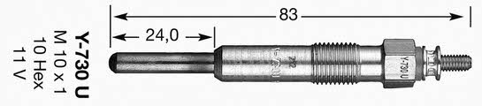 NGK 6704 Glow plug 6704: Buy near me at 2407.PL in Poland at an Affordable price!