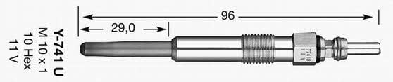 NGK 6943 Glow plug 6943: Buy near me at 2407.PL in Poland at an Affordable price!