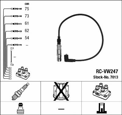 NGK 7013 Przewody wysokiego napięcia, komplet 7013: Dobra cena w Polsce na 2407.PL - Kup Teraz!