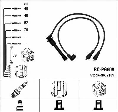 NGK 7109 Ignition cable kit 7109: Buy near me in Poland at 2407.PL - Good price!