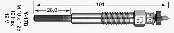 NGK 7825 Glow plug 7825: Buy near me at 2407.PL in Poland at an Affordable price!