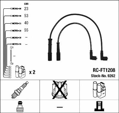 NGK 9262 Ignition cable kit 9262: Buy near me in Poland at 2407.PL - Good price!