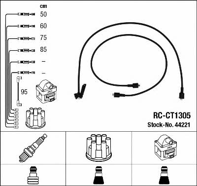 NGK 44221 Ignition cable kit 44221: Buy near me in Poland at 2407.PL - Good price!