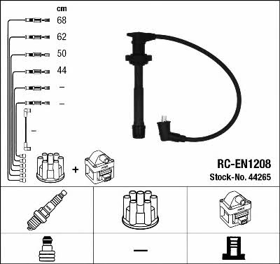 NGK 44265 Ignition cable kit 44265: Buy near me in Poland at 2407.PL - Good price!