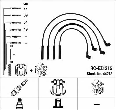 NGK 44273 Ignition cable kit 44273: Buy near me in Poland at 2407.PL - Good price!