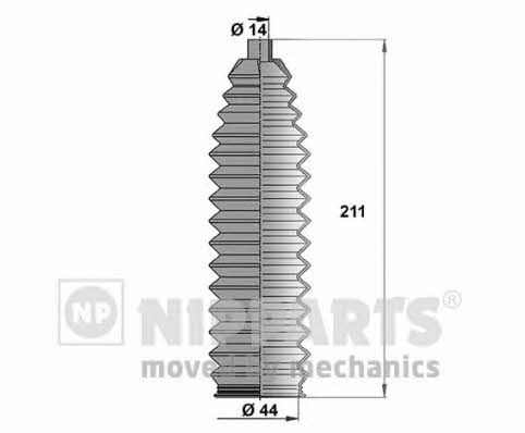 Nipparts J2846009 Osłona przeciwpyłowa drążka kierowniczego, komplet J2846009: Dobra cena w Polsce na 2407.PL - Kup Teraz!