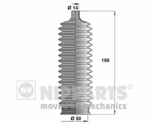 Nipparts J2840502 Пильовик рульової рейки, комплект J2840502: Приваблива ціна - Купити у Польщі на 2407.PL!