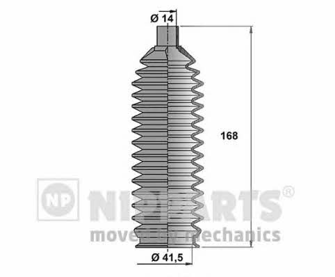 Nipparts N2845005 Пильовик рульової рейки, комплект N2845005: Приваблива ціна - Купити у Польщі на 2407.PL!