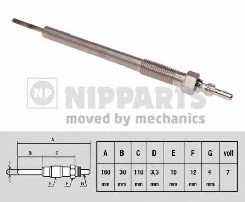 Nipparts N5713017 Glow plug N5713017: Buy near me in Poland at 2407.PL - Good price!