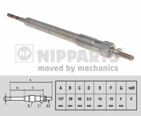 Nipparts N5710508 Glow plug N5710508: Buy near me in Poland at 2407.PL - Good price!