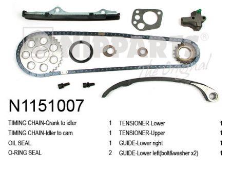 Nipparts N1151007 Timing chain kit N1151007: Buy near me in Poland at 2407.PL - Good price!