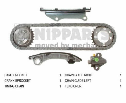 Nipparts N1151017 Timing chain kit N1151017: Buy near me in Poland at 2407.PL - Good price!