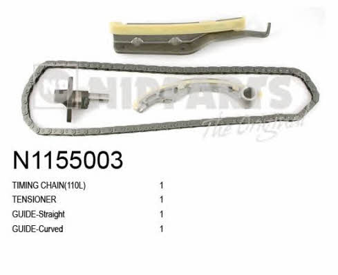 Nipparts N1155003 Timing chain kit N1155003: Buy near me in Poland at 2407.PL - Good price!