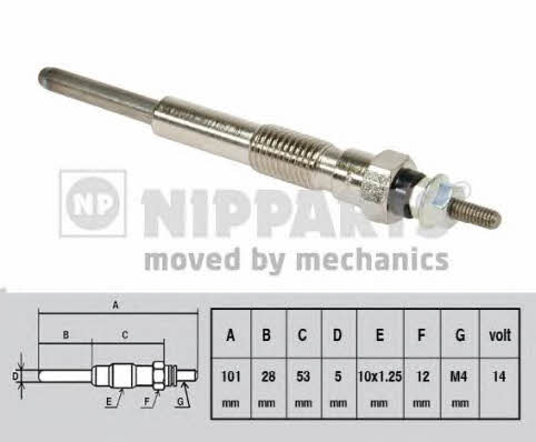 Nipparts J5712005 Glow plug J5712005: Buy near me at 2407.PL in Poland at an Affordable price!