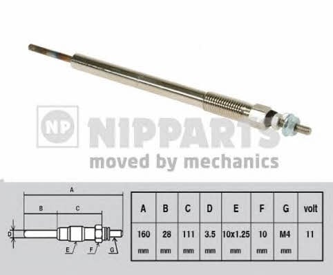 Nipparts J5712024 Glow plug J5712024: Buy near me in Poland at 2407.PL - Good price!