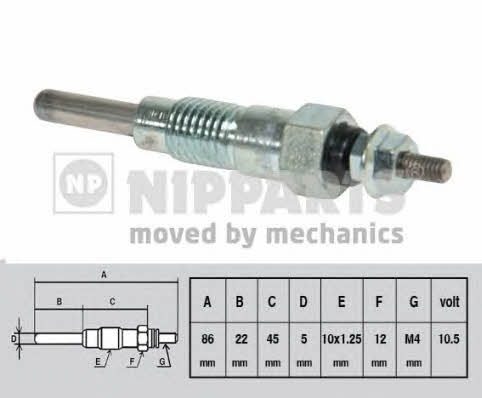 Nipparts J5713000 Glow plug J5713000: Buy near me at 2407.PL in Poland at an Affordable price!