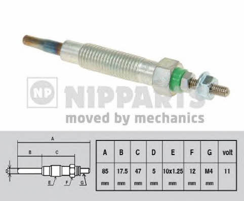 Nipparts J5715012 Свічка розжарювання J5715012: Приваблива ціна - Купити у Польщі на 2407.PL!