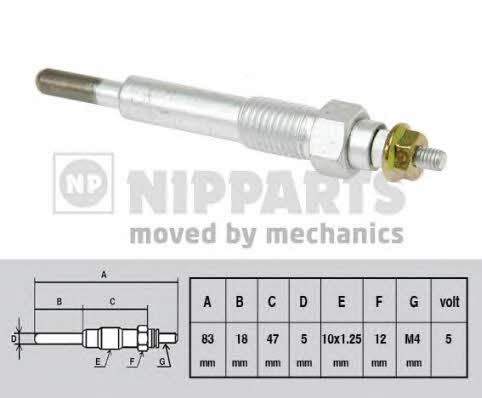 Nipparts J5719004 Glow plug J5719004: Buy near me at 2407.PL in Poland at an Affordable price!