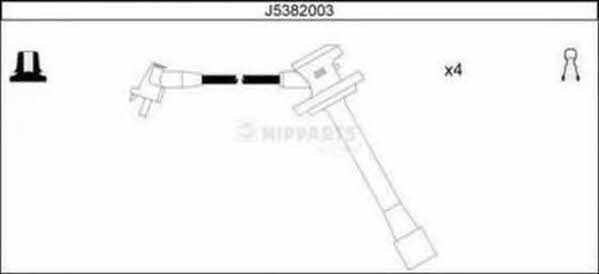 Nipparts J5382003 Przewody wysokiego napięcia, komplet J5382003: Dobra cena w Polsce na 2407.PL - Kup Teraz!