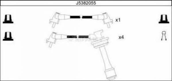 Nipparts J5382055 Ignition cable kit J5382055: Buy near me in Poland at 2407.PL - Good price!