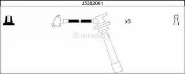 Nipparts J5382061 Дроти високовольтні, комплект J5382061: Приваблива ціна - Купити у Польщі на 2407.PL!