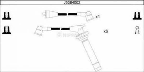 Nipparts J5384002 Ignition cable kit J5384002: Buy near me in Poland at 2407.PL - Good price!