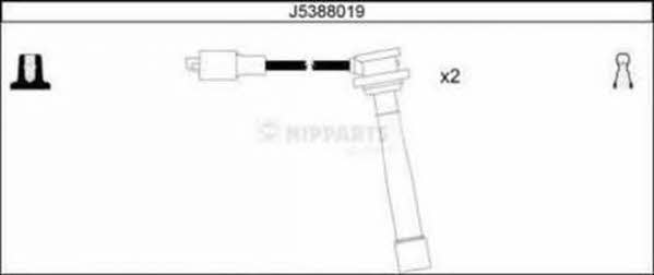 Nipparts J5388019 Ignition cable kit J5388019: Buy near me in Poland at 2407.PL - Good price!