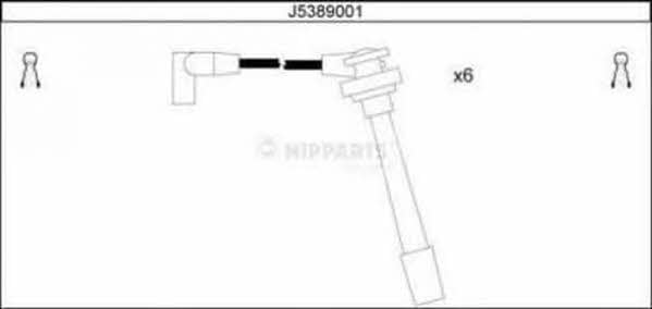 Nipparts J5389001 Дроти високовольтні, комплект J5389001: Приваблива ціна - Купити у Польщі на 2407.PL!