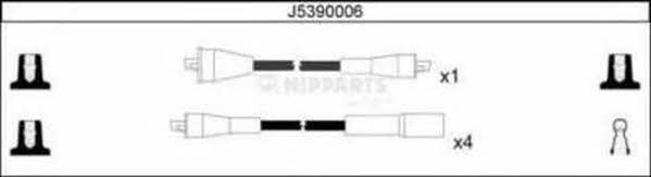 Nipparts J5390006 Дроти високовольтні, комплект J5390006: Приваблива ціна - Купити у Польщі на 2407.PL!