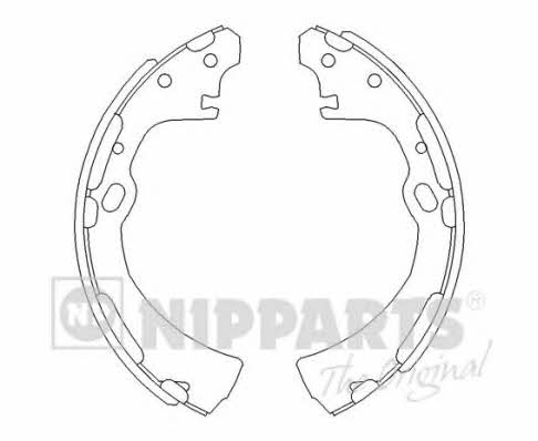 Nipparts J3501038 Brake shoe set J3501038: Buy near me in Poland at 2407.PL - Good price!