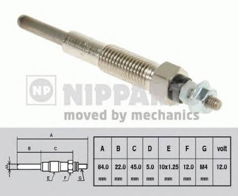 Nipparts N5710303 Glow plug N5710303: Buy near me in Poland at 2407.PL - Good price!
