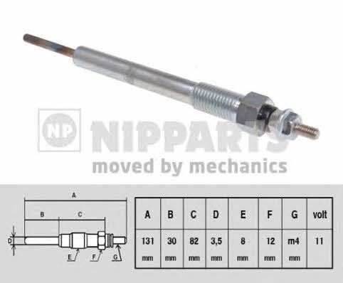 Nipparts N5710505 Glow plug N5710505: Buy near me in Poland at 2407.PL - Good price!