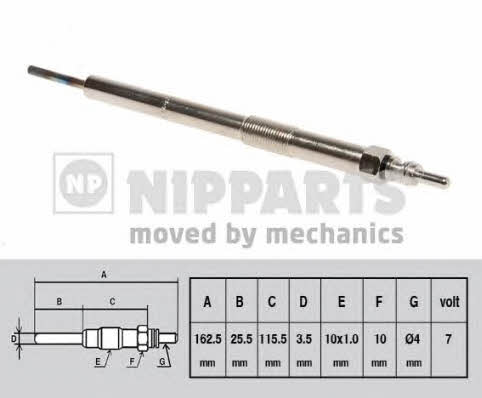 Nipparts N5711033 Glow plug N5711033: Buy near me in Poland at 2407.PL - Good price!