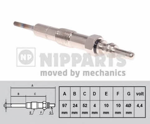 Nipparts N5711035 Glow plug N5711035: Buy near me at 2407.PL in Poland at an Affordable price!