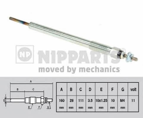 Nipparts N5712025 Glow plug N5712025: Buy near me in Poland at 2407.PL - Good price!