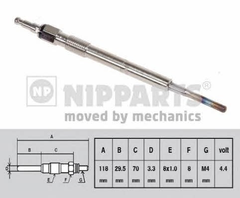 Nipparts N5715018 Glow plug N5715018: Buy near me at 2407.PL in Poland at an Affordable price!
