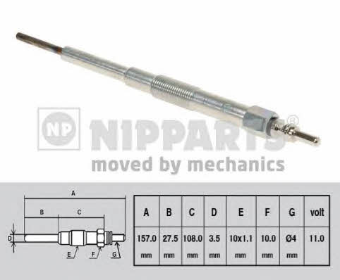 Nipparts N5717000 Glow plug N5717000: Buy near me in Poland at 2407.PL - Good price!