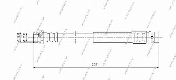 Nippon pieces M370A62 Bremsschlauch M370A62: Kaufen Sie zu einem guten Preis in Polen bei 2407.PL!