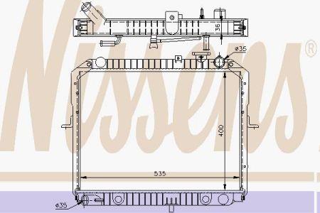 Nissens 66623 Radiator, engine cooling 66623: Buy near me in Poland at 2407.PL - Good price!