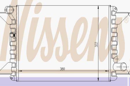 Nissens 61220 Радиатор охлаждения двигателя 61220: Отличная цена - Купить в Польше на 2407.PL!
