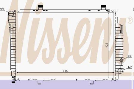 Nissens 62617 Chłodnica, układ chłodzenia silnika 62617: Dobra cena w Polsce na 2407.PL - Kup Teraz!