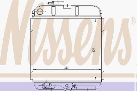 Nissens 63450 Chłodnica, układ chłodzenia silnika 63450: Dobra cena w Polsce na 2407.PL - Kup Teraz!