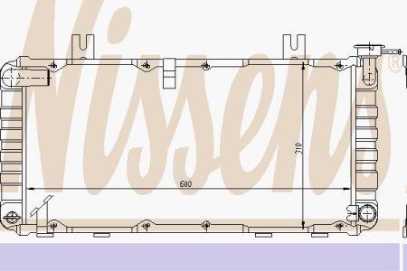 Nissens 62262 Радіатор охолодження двигуна 62262: Приваблива ціна - Купити у Польщі на 2407.PL!