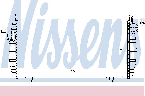 Nissens 96510 Chłodnica powietrza doładowującego (intercooler) 96510: Dobra cena w Polsce na 2407.PL - Kup Teraz!