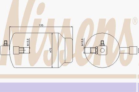 Nissens 95268 Осушувач кондиціонера 95268: Приваблива ціна - Купити у Польщі на 2407.PL!
