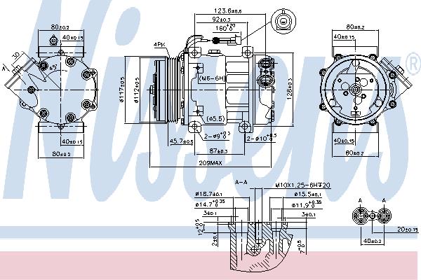 Nissens 89347 Compressor 89347: Buy near me at 2407.PL in Poland at an Affordable price!